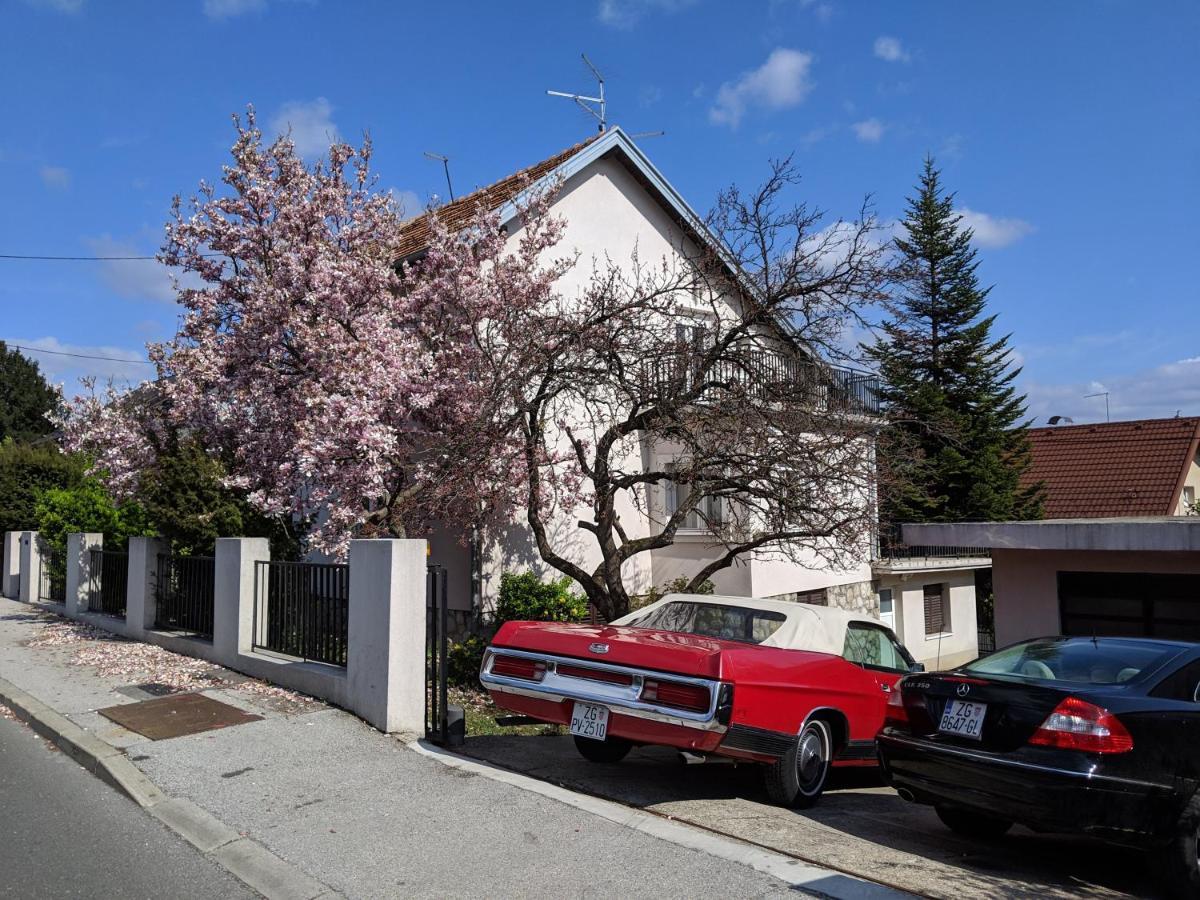 Twin-Magnolias Condo With Garden, Parking & Ev Station Zagreb Dış mekan fotoğraf